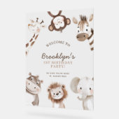 Sauvage Un Safari 1er Anniversaire Bienvenue Symbo (Angle)