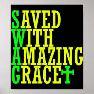 Sauvé avec l'Extraordinaire Grace SWAG affiche chr