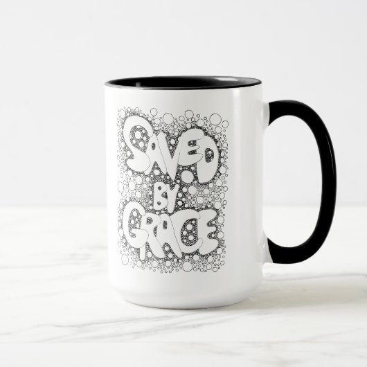 Sauvé Par Grace, Boho, Hippie, Café Mug (Droite)
