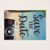 Sauvegarder la date appareil photo vintage et plag (Dos)