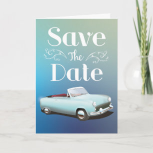 Sauvegarder la Date Voiture Classique Vintage