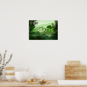 SAUVER ARBRES Poster Respire les nuances de vert (Cuisine)