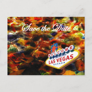 Sauver la Date Cartes Postales Fleurs de Las Vegas