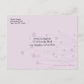 Sauver la Date Cartes Postales Photo de Cœurs de L (Dos)