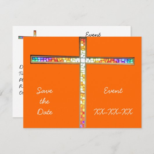 Sauver la date - invitation (Devant / Derrière)