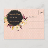Sauver la date - Invitation de mariage (Dos)