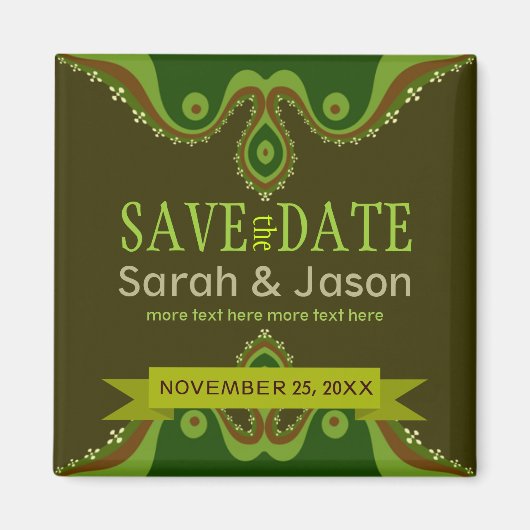 Sauver la Date Magnet Terre Goddess (Devant)