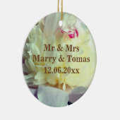 Sauver la date Ornement floral (Droite)