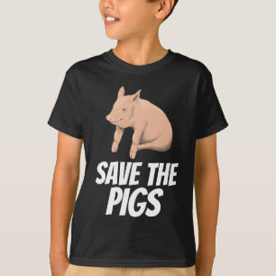 SAUVER LES PIGS PIG T-SHIRTS enfants TEE - SHIRTS