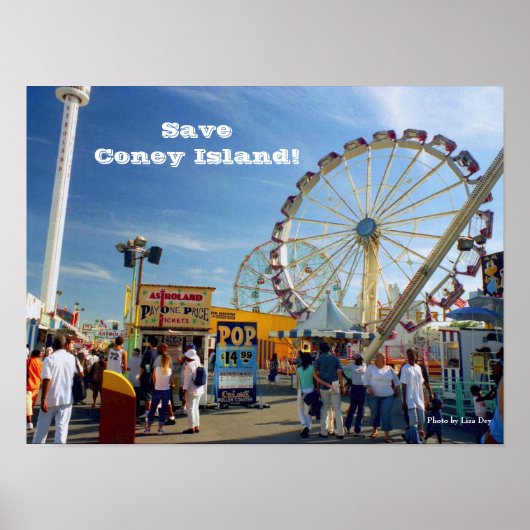Sauvez Coney Island ! Affiche (Devant)