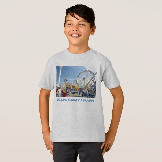 Sauvez Coney Island ! T-shirt enfant (Devant entier)