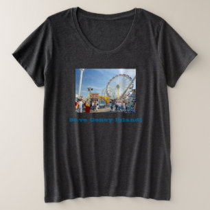 Sauvez Coney Island ! T-shirt grande taille pour d
