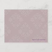 Sauvez la carte postale de date avec votre photo (Dos)