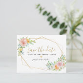 Sauvez la carte postale florale de rose (Debout devant)