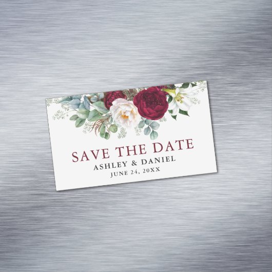 Sauvez la date Bourgogne magnet de la végétation f (In Situ)