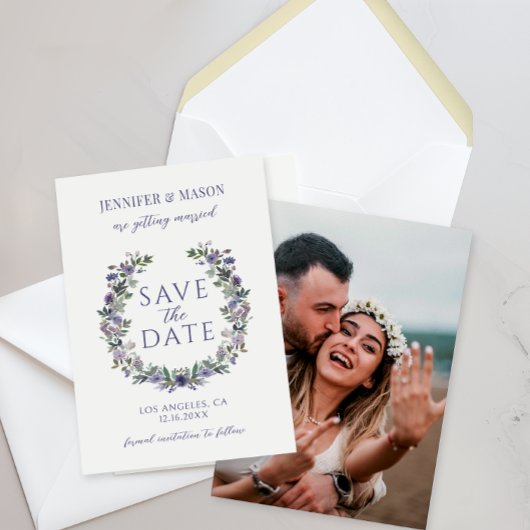Sauvez la date Photo Invitation