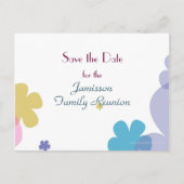 Sauvez la date pour la carte de réunion de famille (Devant)