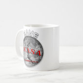 Sauvez la NASA ! Tasse (Devant gauche)