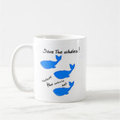 Sauvez la tasse de baleines (Gauche)