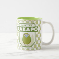 Sauvez la tasse de perroquet de Kakapo