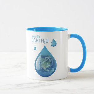 Sauvez la tasse de planète de l'eau