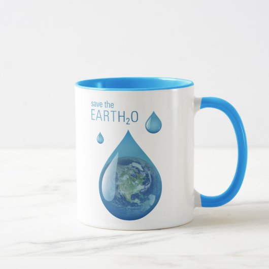 Sauvez la tasse de planète de l'eau (Droite)