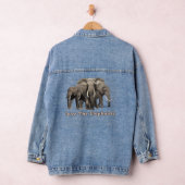 Sauvez la veste Denim Elephants (Hangar)