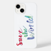 Sauvez le coque iphone mondial (Verso)