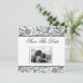 Sauvez le faire-part de mariage de date (Debout devant)