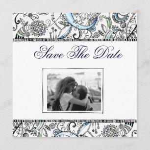 Sauvez le faire-part de mariage de date