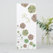 Sauvez le faire-part de monogramme de jardin de (Debout devant)