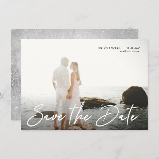 Sauvez le faire-part manuscrit de manuscrit de (Devant / Derrière)