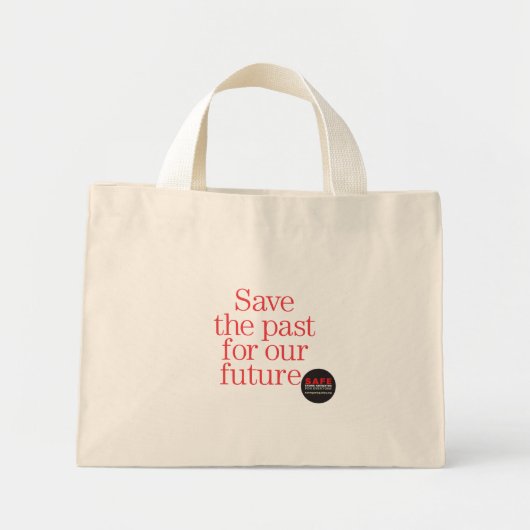 Sauvez le passé pour le futur sac (Devant)