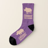 Sauvez le rose en pastel de rhinocéros potelé de (Gauche - extérieur)