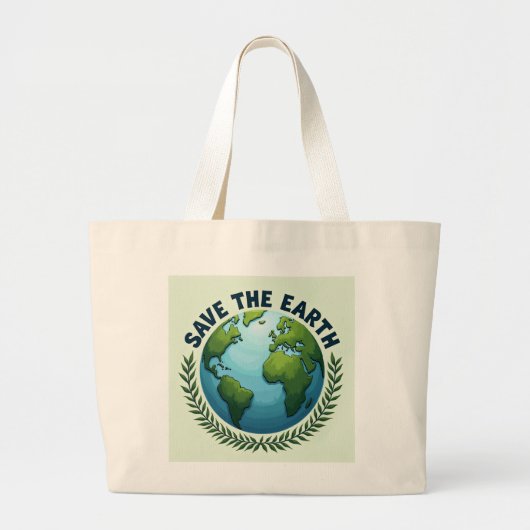 Sauvez le sac écologique Earth-Design (Devant)