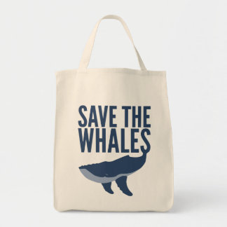 Sauvez le sac fourre-tout à baleines