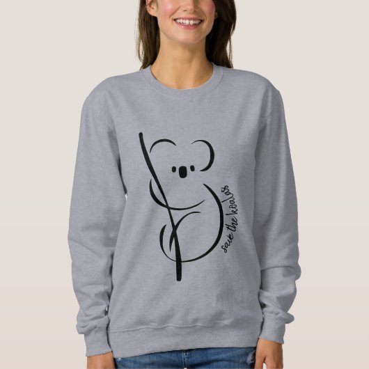 Sauvez le Sweatshirt Koalas (Devant)