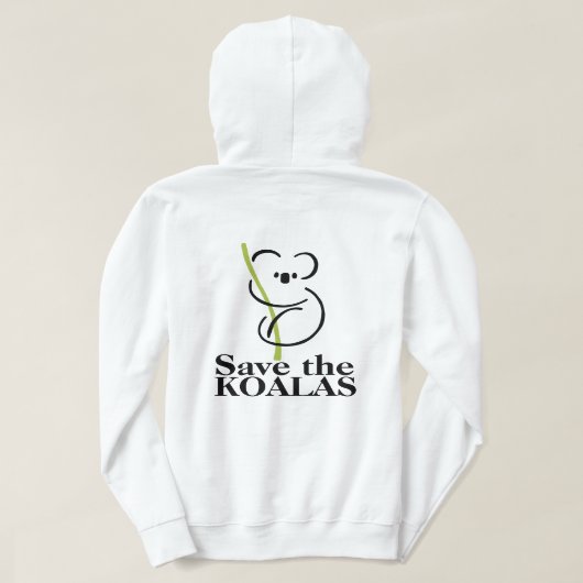 Sauvez le Sweatshirt Sweat - shirt à capuche Koala (Design dos)