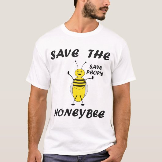 Sauvez le T-shirt d'abeille (Devant)