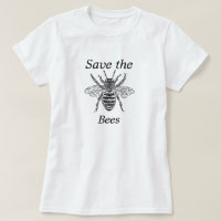 Sauvez le T-shirt d'abeilles