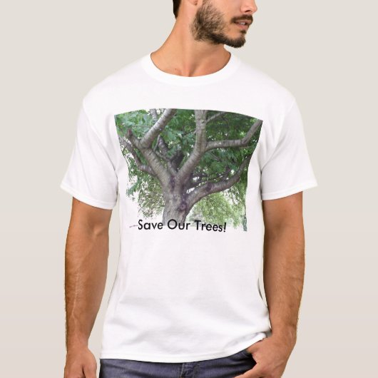 Sauvez le T-shirt d'arbres (Devant)