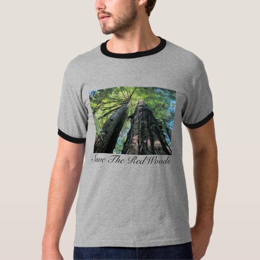 Sauvez le T-shirt de séquoias (Devant)