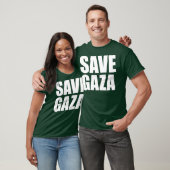 SAUVEZ le T-shirt d'obscurité de GAZA (Unisexe)