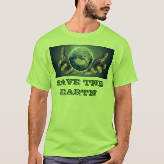 Sauvez le T-shirt Terre (Devant)
