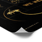 SAUVEZ LES ABEILLES ! FAUX GOLD POSTER (Coin)