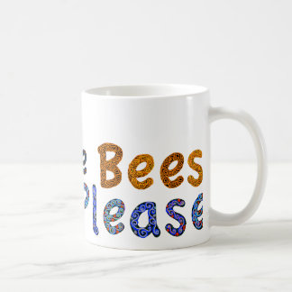Sauvez les abeilles satisfont la tasse de café