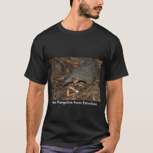 Sauvez les Pangolins du noir de T-shirt
