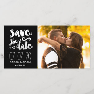 Sauvez nos économies de la date le carte photo