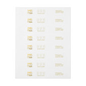 Sauvez nos économies de la date | les étiquettes (Feuille)