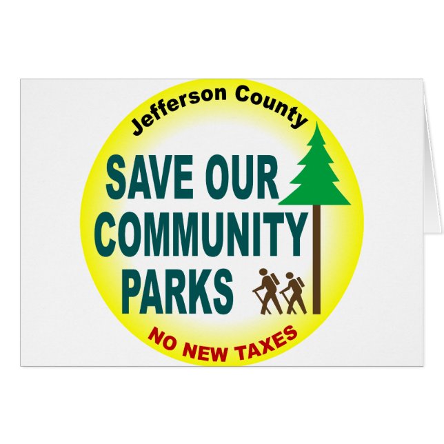 Sauvez nos parcs communautaires (Devant horizontal)
